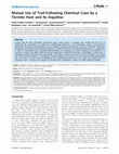 Research paper thumbnail of Mutual use of trail-following cues by termite host and its inquiline