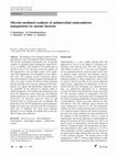 Research paper thumbnail of Microbe-mediated synthesis of antimicrobial semiconductor nanoparticles by marine bacteria