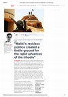 Research paper thumbnail of Are we seeing the rise of a Caliphate in the heart of the Middle East?