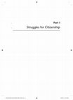 Research paper thumbnail of CONTESTED CITIZENSHIP OF THE ARAB SPRING AND BEYOND 