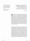 Research paper thumbnail of “A várost olvasó könyv – a könyvet olvasó város: Az irodalmi kommunikáció színrevitele Ov. Trist. III. 1-ben”, Ókor 2010/3, 30–39