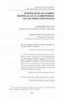 Research paper thumbnail of  “Políticas en el cuerpo, políticas de la subjetividad. Aguafuertes fanonianas”. (En Estudios de Asia y África, Vol. XLVII(2), N° 148, pp. 269-291; Mayo-agosto 2012)