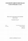 Research paper thumbnail of Analyse et décodage d'un support médiatique - journaliste d'un jour 