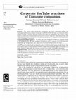 Research paper thumbnail of Corporate YouTube Practices of Eurozone Companies