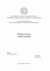 Research paper thumbnail of Wireless society, mobile learning