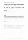 Research paper thumbnail of ARTIGO_ O modelo de cidade criativa enquanto sistema privilegiado na aplicação da Estratégia Europa 2020