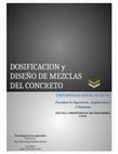 Research paper thumbnail of Dosificacionodiseodemezclasdelconcreto-111121192729-phpapp01