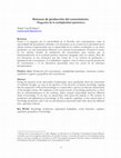 Research paper thumbnail of Sistemas de producción del conocimiento