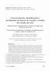 Research paper thumbnail of Caracterización, identificación y localización de huecos de tensión: revisión del estado del arte