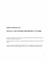 Research paper thumbnail of Tactics, Family Performatives and Gendered Styles of Lesbian Parents In the Labour Market