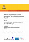 Research paper thumbnail of Youth Exposure to cyberbullying and its management in Australia: Part C