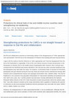 Research paper thumbnail of Strengthening protections for LMICs is not straight forward: a response to Dal-Ré and collaborators