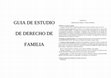 Research paper thumbnail of GUIA DE ESTUDIO Familia