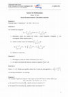 Research paper thumbnail of Concours de Mathématiques ENSA SAFI