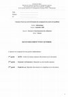 Research paper thumbnail of Epreuve Structure et fonctionnement des ordinateurs_2009