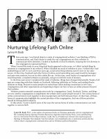 Research paper thumbnail of Nurturing Lifelong Faith Online