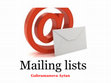 Research paper thumbnail of Mailing lists