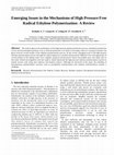 Research paper thumbnail of Emerging Issues in the Mechanisms of High Pressure Free Radical Ethylene Polymerization: A Review