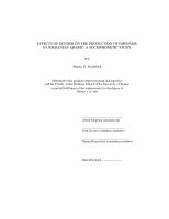 Research paper thumbnail of Effects of Gender on the Production of Emphasis in Jordanian Arabic: A Sociophonetic Study