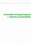 Research paper thumbnail of renewable energy progress and biofuels sustainability