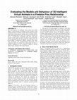 Research paper thumbnail of Evaluating the models and behaviour of 3D intelligent virtual animals in a predator-prey relationship