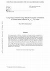 Research paper thumbnail of Long-range and short-range dihadron angular correlations in central PbPb collisions at sqrt {{{s_{text{NN}}}}} = 2.76 TeV