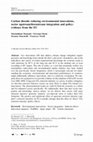 Research paper thumbnail of Carbon dioxide reducing environmental innovations, sector upstream/downstream integration and policy: evidence from the EU