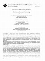 Research paper thumbnail of Convergence of Accounting Standards: Internationalization of Accounting