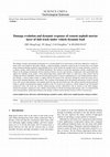 Research paper thumbnail of Damage evolution and dynamic response of cement asphalt mortar  layer of slab track under vehicle dynamic load 