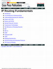 Research paper thumbnail of IP Routing Fundamentals Introduction