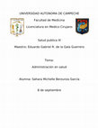 Research paper thumbnail of Administracion en salud