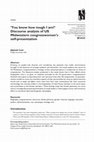 Research paper thumbnail of 'You Know How Tough I Am?' Discourse Analysis of US Midwestern Congresswomen's Self-presentation 2013 Discourse & Communication