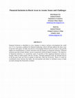 Research paper thumbnail of Financial Inclusion in Rural Areas in Assam: Issues and Challenges