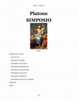 Research paper thumbnail of Platone Simposio