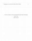 Research paper thumbnail of Evaluation and Application of Thesis: Developing Market Specific Supply Chain Strategies