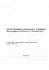 Research paper thumbnail of C. Calastri, "Il limes campano-sannita dei Monti Trebulani nella media valle del Volturno. Un esempio di sistema fortificato d'altura di età preromana in Campania settentrionale", in Atti Veleia 2014, pp. 279-284