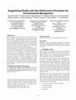 Research paper thumbnail of Augmenting reality with geo-referenced information for environmental management