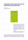 Research paper thumbnail of Sociologia dell'agire politico di Francesco Giacomantonio