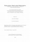 Research paper thumbnail of Explaining Simulated Phenomena. A defense of the epistemic power of computer simulations