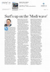 Research paper thumbnail of Surf's up on the 'Modi wave', The Canberra Times, 18 November 2014