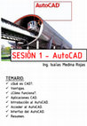 Research paper thumbnail of SESIÓN 1 -AutoCAD TEMARIO