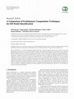 Research paper thumbnail of A Comparison of Evolutionary Computation Techniques for IIR Model Identification