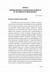 Research paper thumbnail of PANORAMA ORQUESTRAL E EDUCAÇÃO MUSICAL NO BRASIL DO SÉCULO XXI: PRENÚNCIO DE TEMPOS MELHORES ?