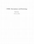 Research paper thumbnail of Astrophysics and Cosmology