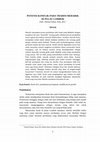 Research paper thumbnail of POTENSI KONFLIK PADA TRADISI MERARIK DI PULAU LOMBOK