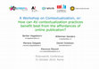 Research paper thumbnail of A Workshop on Contextualization, or: How can AV contextualization practices benefit best from the affordances of online publication?