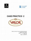 Research paper thumbnail of CASO PRÁCTICO 2