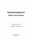 Research paper thumbnail of Laboratory Guide for Communications 2 : Digital Communication