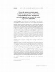 Research paper thumbnail of RODRÍGUEZ, G. M. El uso de zonas censales para medir la segregación residencial: Contraindicaciones, propuesta metodológica y un estudio de caso: Argentina 1991-2001. EURE (Santiago),  2013, 39, 97-122.