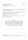 Research paper thumbnail of Optimization of the mechanical vapor compression (MVC) desalination process using mathematical programming